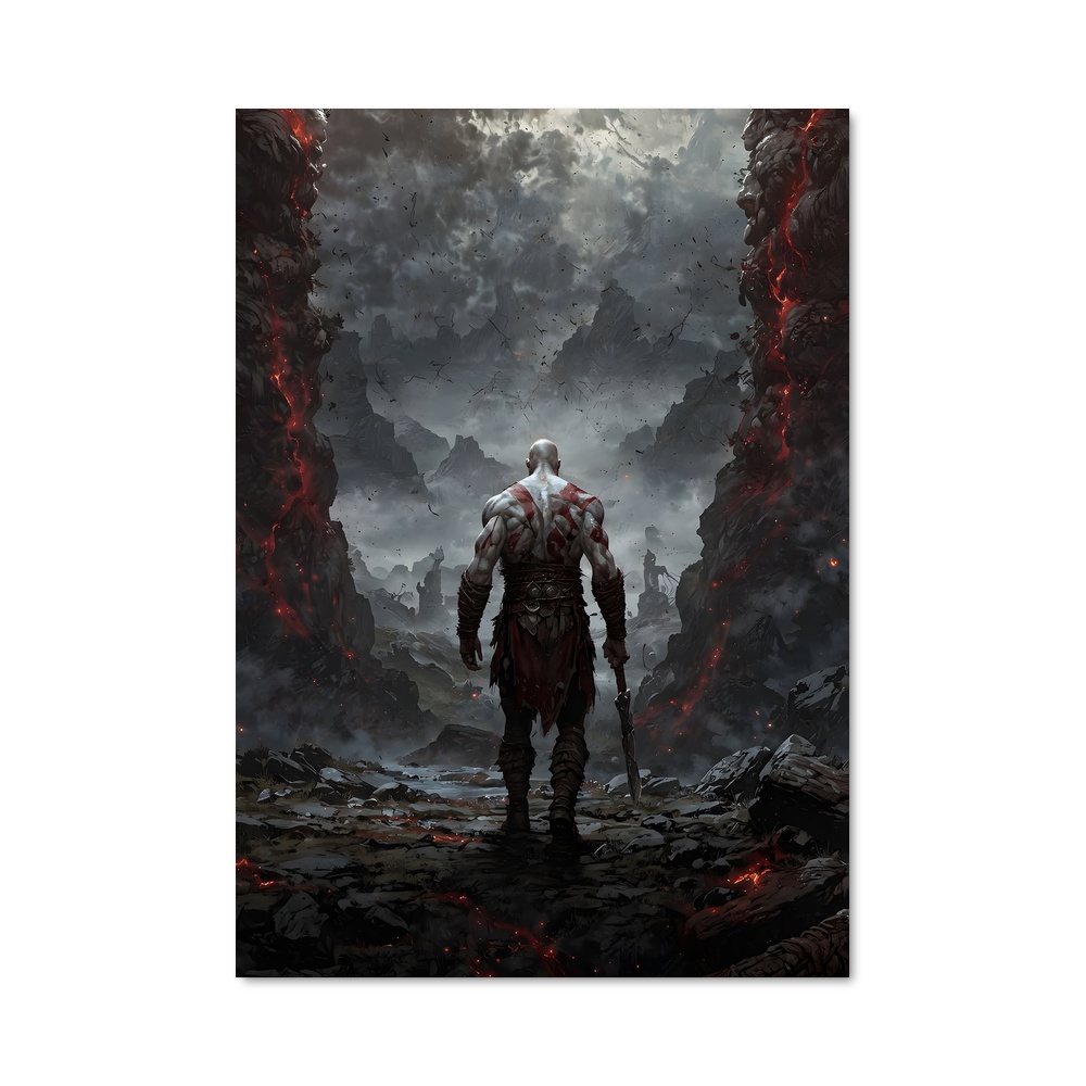 Poster Feu et Fureur – affiche God of War